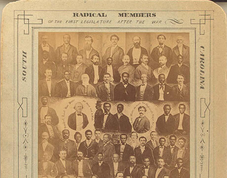 Names and photographs of radical members of the South Carolina legislature